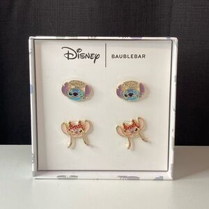 BaubleBar Disney Lilo and Stitch Double Earring Set